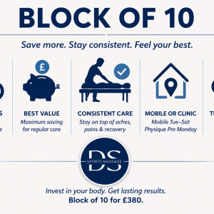 Block Booking 10x Sports Massage
